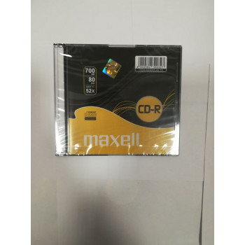 MAXELL CD-R 80 1PK 52*5MM SLIM